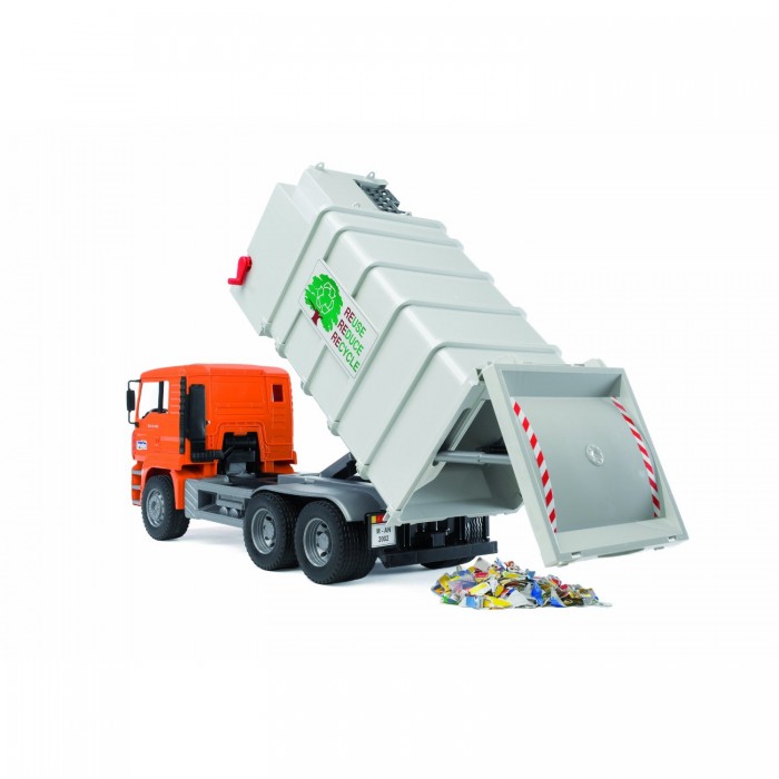 man tga side loading garbage truck