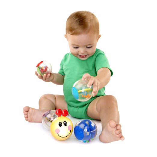 Baby Einstein: Roller-Pillar Activity Balls - Raff and Friends