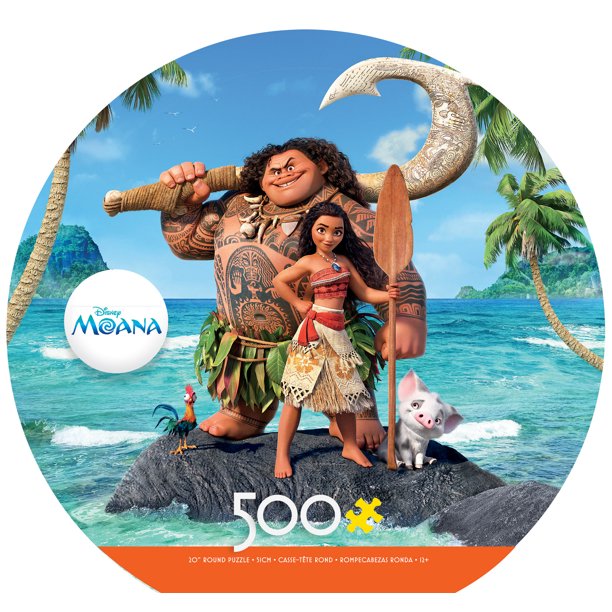 Disney Round: Moana 500pc - Raff and Friends