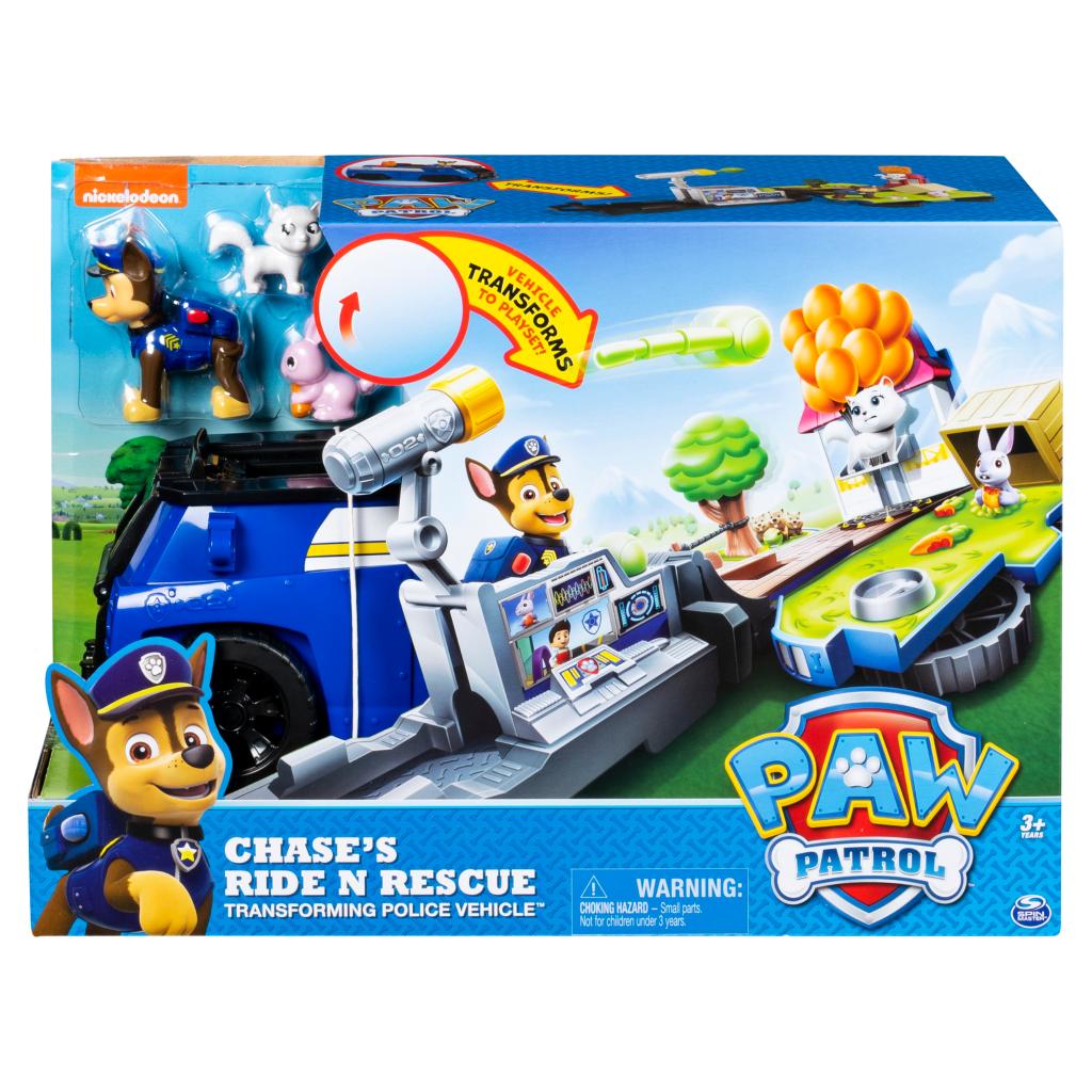 paw patrol chase ride on car