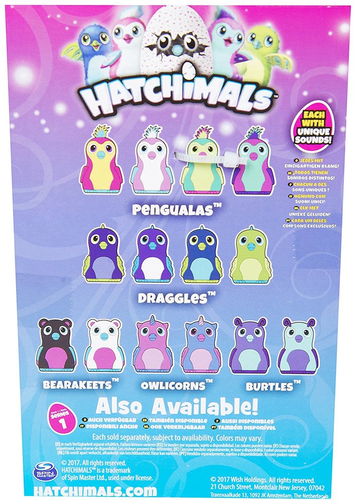 hatchimals hatchibuddies names